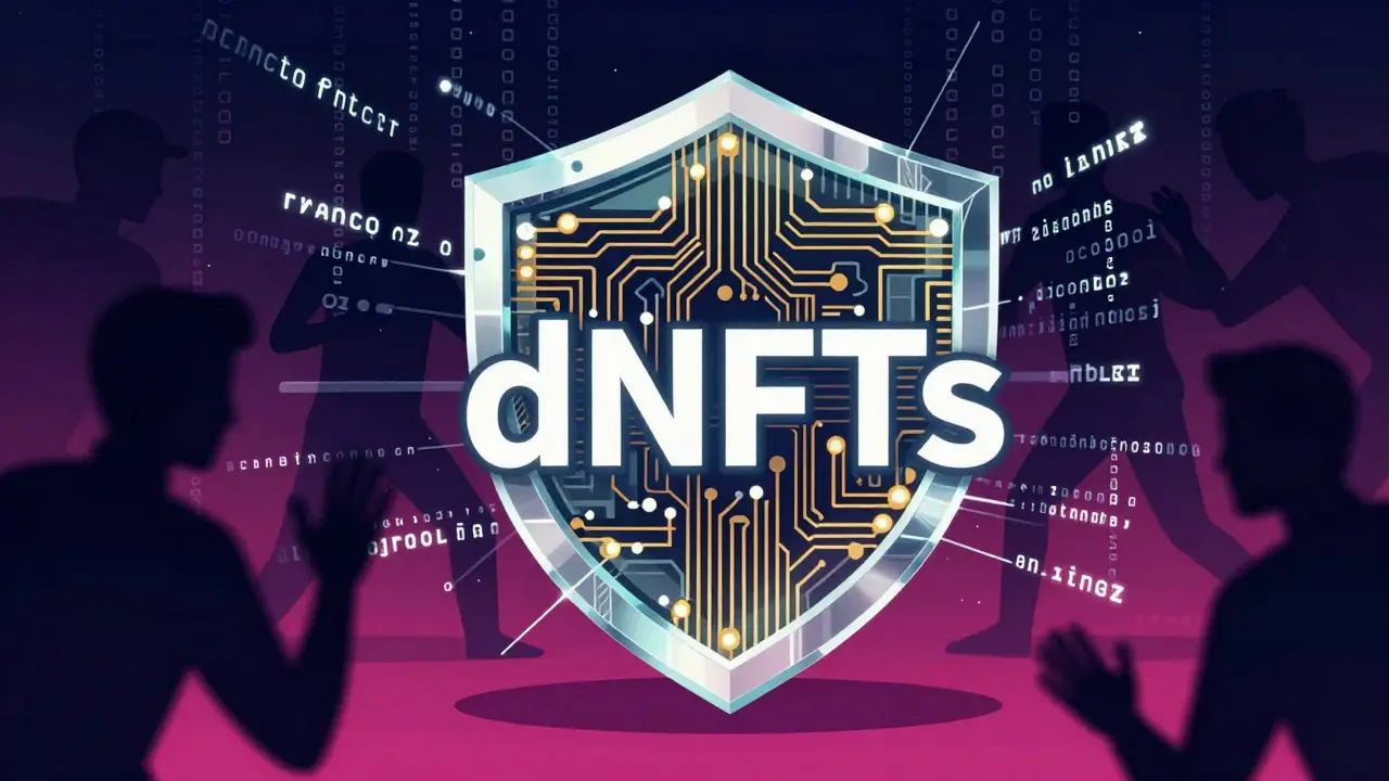 Graphic showing secure digital tokens protected from tampering